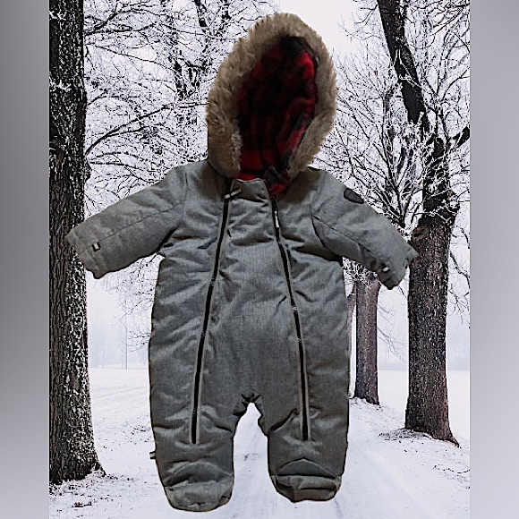 🩷5/15$ Canadiana baby winter coat size 0-3Month - Picture 1 of 9